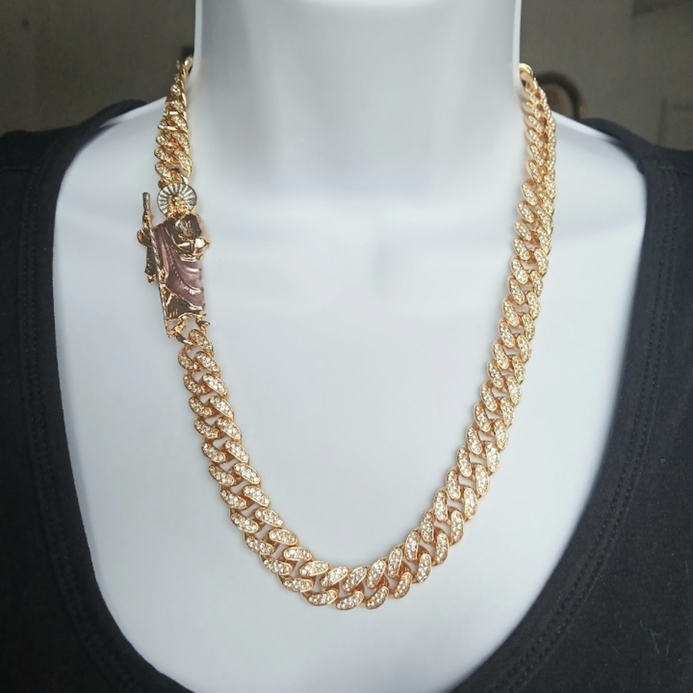 Gold and Purple Women's Necklace